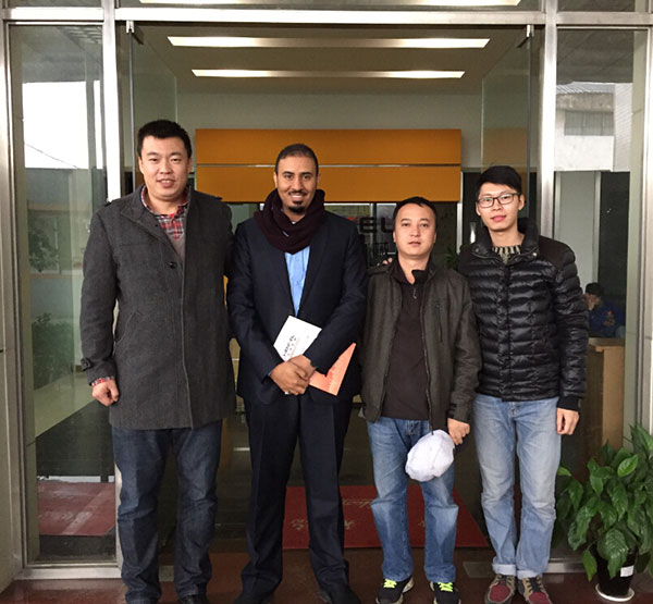 漢高機(jī)械不銹鋼焊管機(jī)，內(nèi)整平機(jī)，光亮退火設(shè)備意向客戶來(lái)訪